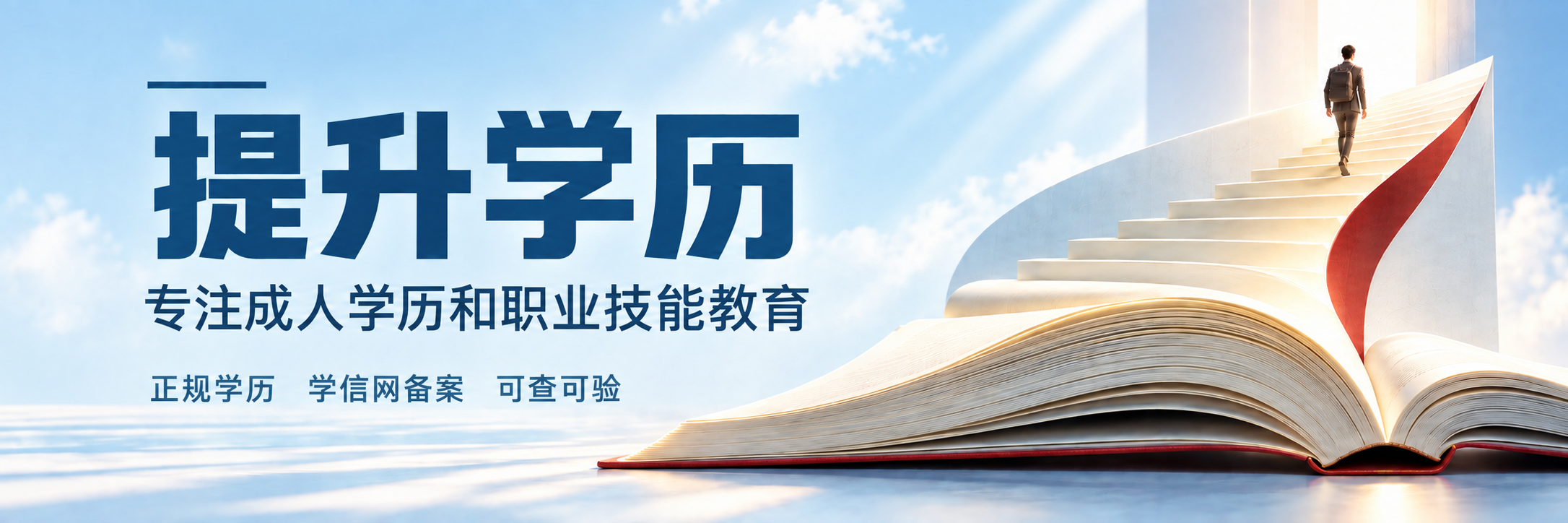 提升学历，专注成人学历和职业技能教育。正规学历，学信网备案，可查可验。